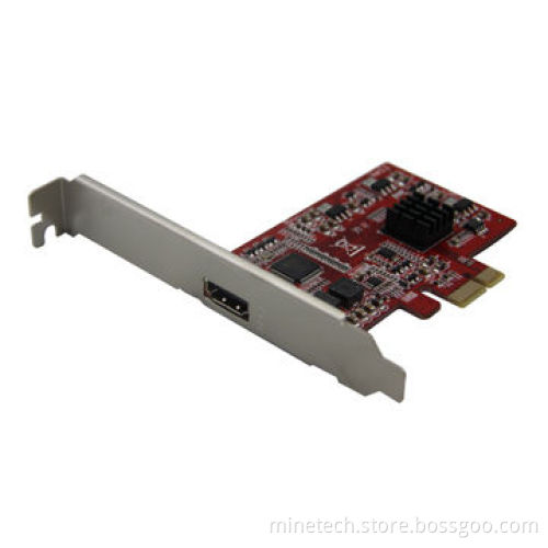 PCI-E HD capture card, capture 1,080p 30Hz HD signal, supports SDK, third-party software